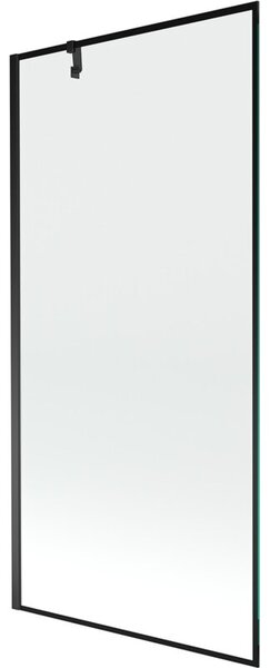 Mexen Next parawan nawannowy 1-skrzydłowy 90 x 150 cm, czarna ramka, czarny - 895-090-000-00-70-70