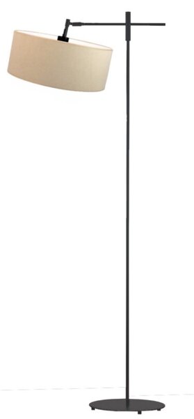 Lampa stojąca podłogowa przegubowa regulowana z abażurem walec 30cm SALIX