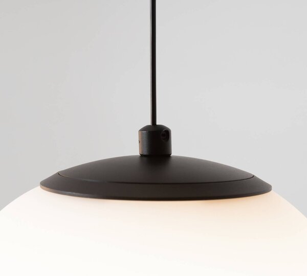Maytoni Lampa wisząca szklana Twins, biały / opal, salon / jadalnia, szkło, nowoczesny