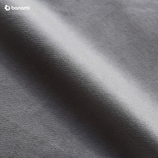 Szare tapicerowane łóżko dwuosobowe ze schowkiem i stelażem 160x200 cm Thessa Bold Line – Bonami Selection