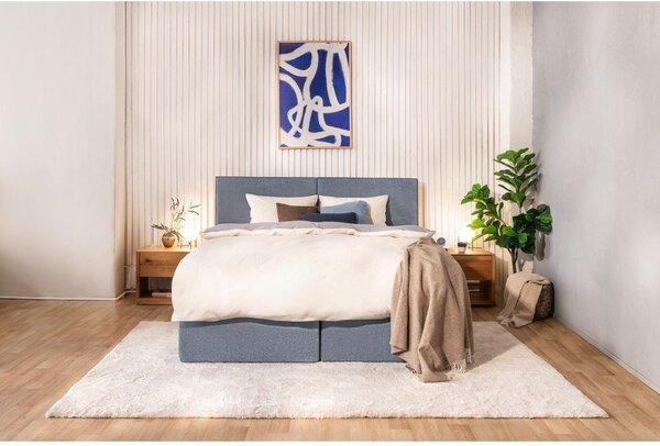 Niebieskie łóżko kontynentalne 160x200 cm Olia Bold – Bonami Selection