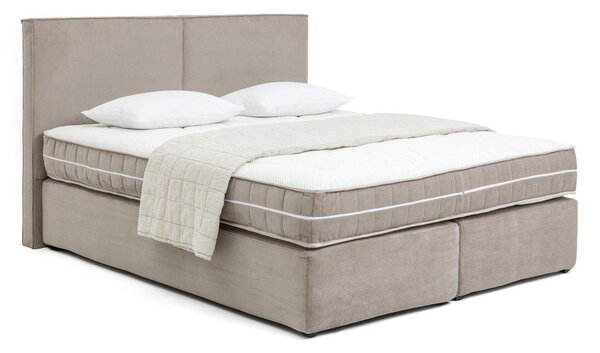 Szarobrązowe łóżko kontynentalne 160x200 cm Olia Bold – Bonami Selection