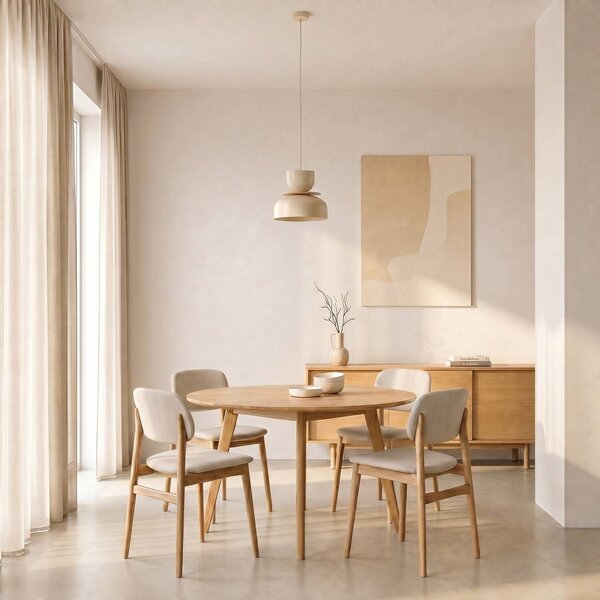 Lampa wisząca Uto ALDEX, możliwość ściemniania, kremowy / amber, salon / jadalnia, metal, nowoczesny