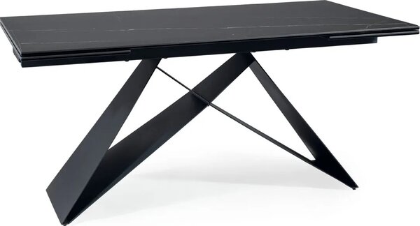 Stół rozkładany WESTIN CERAMIC 160(240)x90 czarny sahara noir