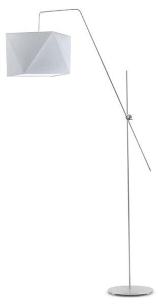 Lampa stojąca podłogowa przegubowa regulowana z abażurem diament MODERN