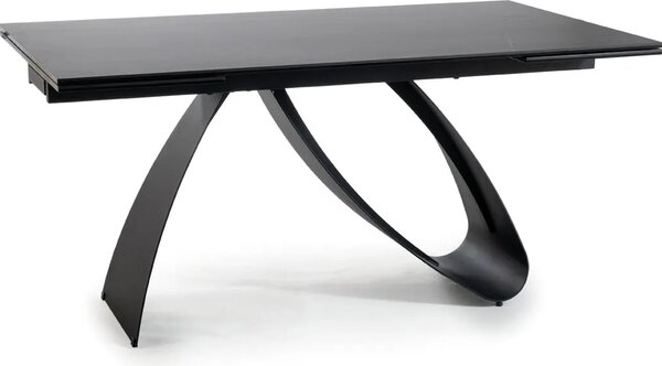 Stół rozkładany DIUNA CERAMIC 160(240)x90 czarny sahara noir
