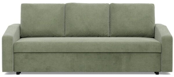 Kanapa rozkÅadana, BLOM, sztruks, 220x92x92 cm, oliwkowy | TYLETEGOTU