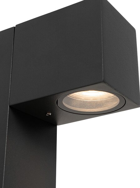 Industrialna stojąca lampa zewnętrzna antracytowa 30 cm IP44 - Baleno