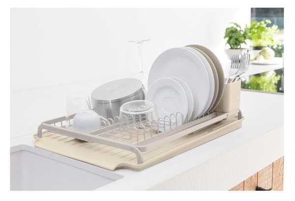 Beżowy metalowy ociekacz 49x38,5 cm – Brabantia