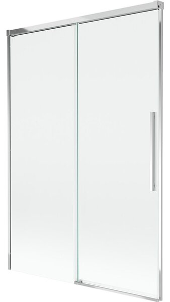 Mexen Rox parawan nawannowy 2-skrzydłowy rozsuwany 120 x 150 cm, transparent, chrom - 8C9-120-001-01-00