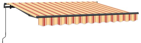 Markiza zwijana Żółty 300 x 200 cm tkanina