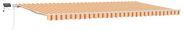 Markiza zwijana Żółty i pomarańczowy 600 × 350 cm