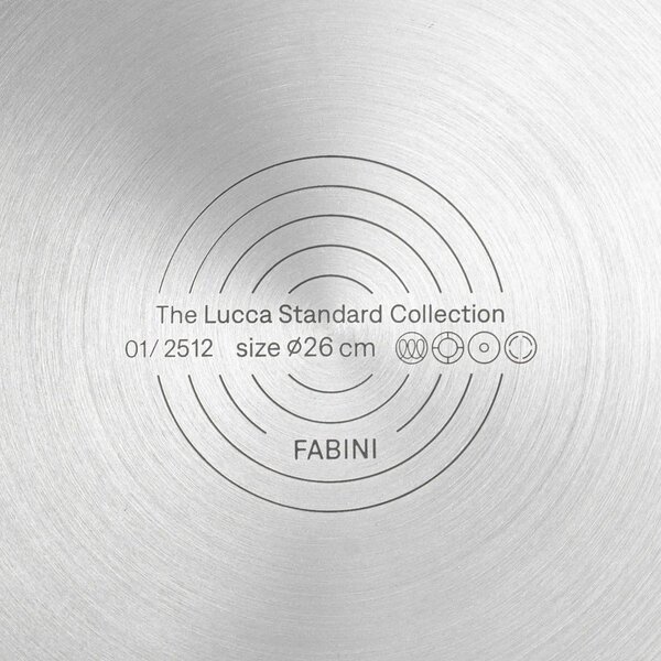 Patelnia ze stali nierdzewnej ø 26 cm Lucca 4.0 – FABINI