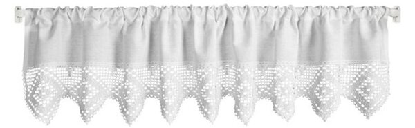 Firana gotowa EUROFIRANY Isaac 150 x 30 cm BiaÅy