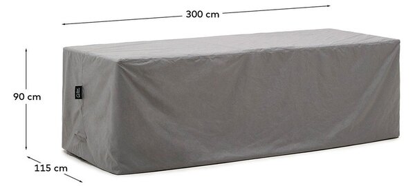 Pokrowiec na meble ogrodowe 300x115x90 cm Iria – Kave Home