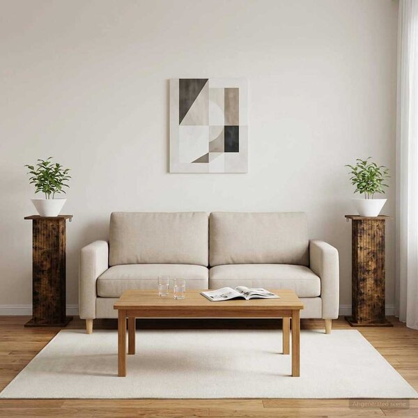 Stojak na rośliny 2 pcs Dąb wędzony 30,5 x 30 x 80,5 cm