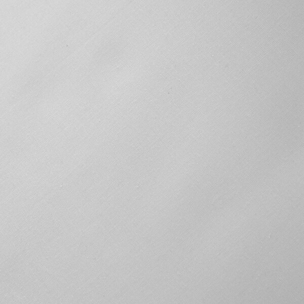 Szare prześcieradło z perkalu bawełnianego z gumką 90x190 cm Cotton Percale – Bianca