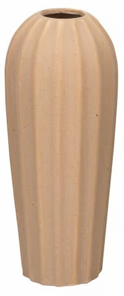 Wazon MY HOME Wave 10 x 10 x 25 cm Beżowy