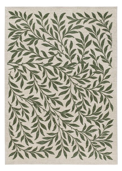 Zielono-kremowy dywan odpowiedni na zewnątrz 80x150 cm Lua – Universal