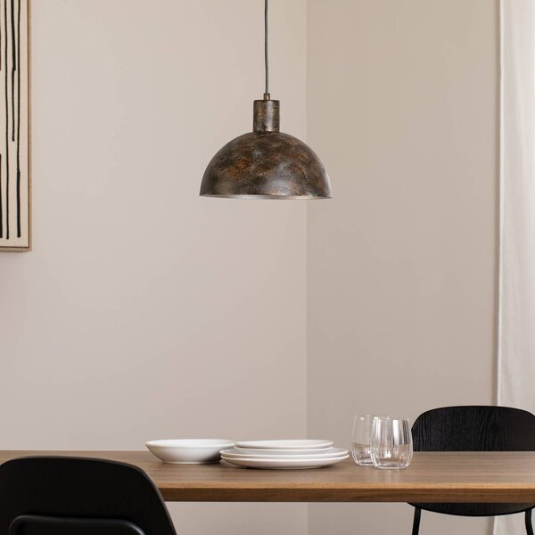 Lampa wisząca Kure Opviq, możliwość ściemniania, brązowy / rdzawy, kuchnia, metal, nowoczesny
