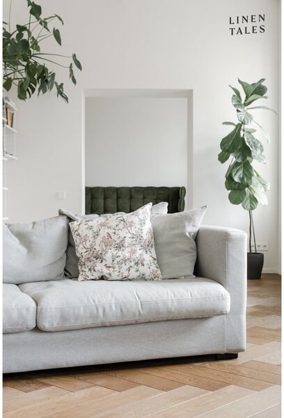 Lniana poszewka na poduszkę 50x50 cm Light Grey – Linen Tales