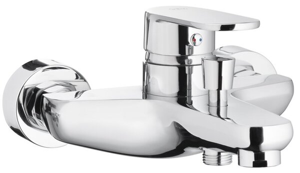 Bateria wannowa natynkowa KFA ARMATURA Halit 4824-010-00 Chrom