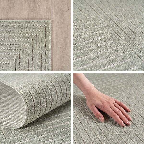 Zielony dywan odpowiedni na zewnątrz 120x170 cm Nova 1202 – Ayyildiz Carpets