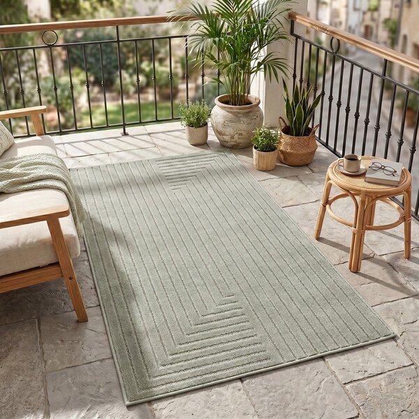 Zielony chodnik odpowiedni na zewnątrz 80x250 cm Nova 1202 – Ayyildiz Carpets