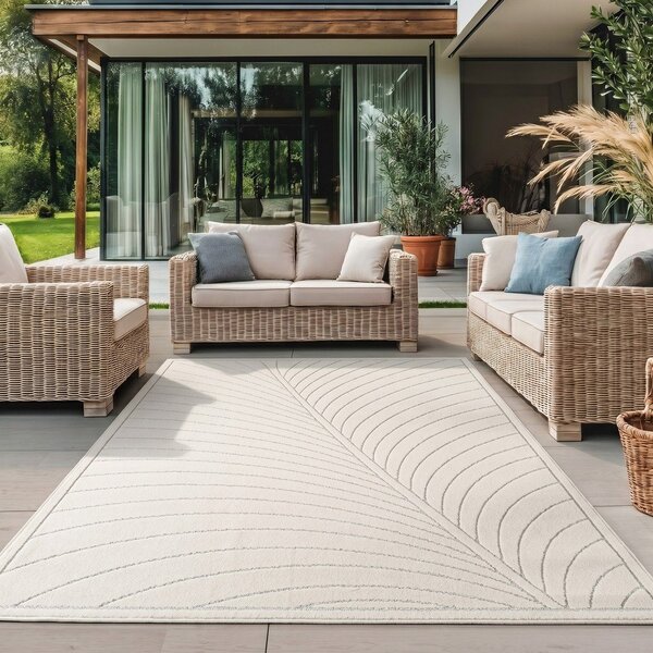 Kremowy dywan odpowiedni na zewnątrz 120x170 cm Nova 1204 – Ayyildiz Carpets