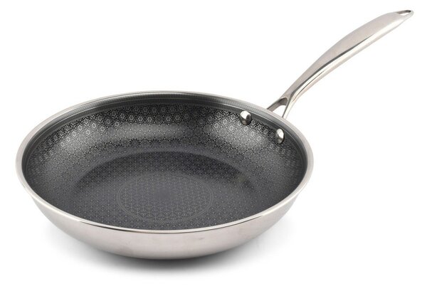 Patelnia z powłoką nieprzywierającą ze stali nierdzewnej ø 25,5 cm Fusion – BonBistro
