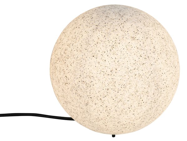 Zewnetrzna Nowoczesna lampa zewnętrzna szara 25 cm IP65 - Nura Oswietlenie zewnetrzne