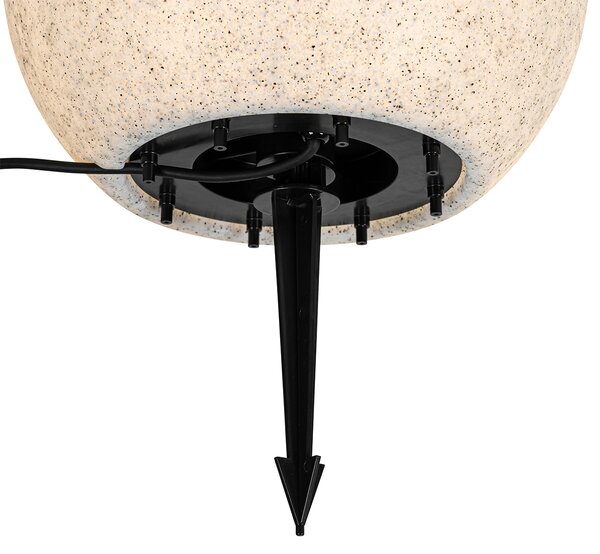 Nowoczesna lampa zewnętrzna szara 35 cm IP65 - Nura