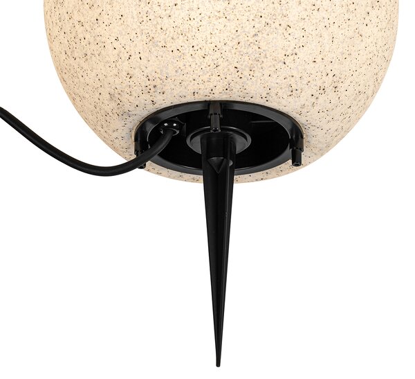 Nowoczesna lampa zewnętrzna szara 25 cm IP65 - Nura