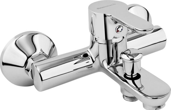 Bateria wannowa natynkowa KFA ARMATURA Granat 5524-010-0 Chrom