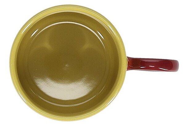 Musztardowy kamionkowy kubek 280 ml Lou – ONA