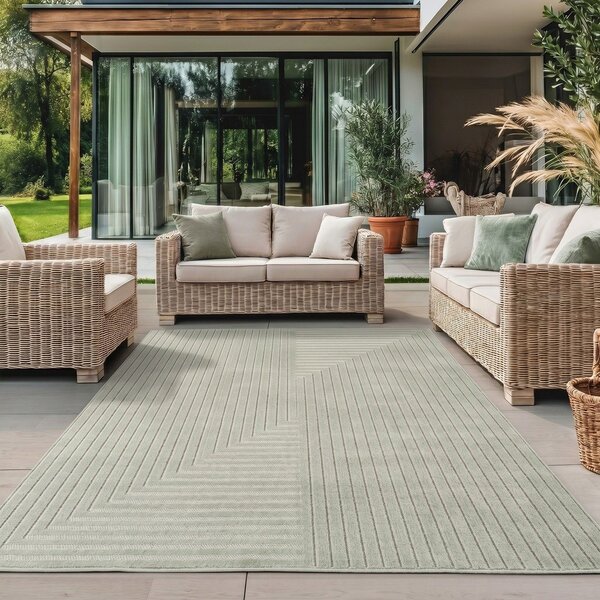 Zielony dywan odpowiedni na zewnątrz 120x170 cm Nova 1202 – Ayyildiz Carpets