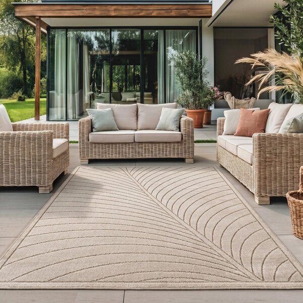 Beżowy dywan odpowiedni na zewnątrz 140x200 cm Nova 1204 – Ayyildiz Carpets