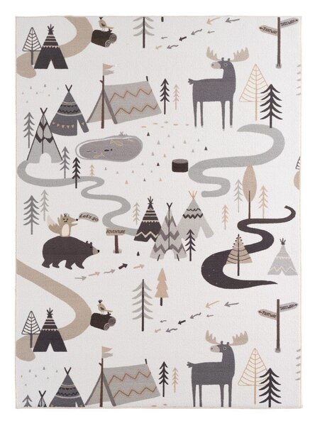Kremowy dywan dziecięcy odpowiedni do prania 160x230 cm Coco 1135 – Ayyildiz Carpets
