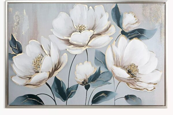 Obraz EUROFIRANY 672 90 x 60 cm Biały
