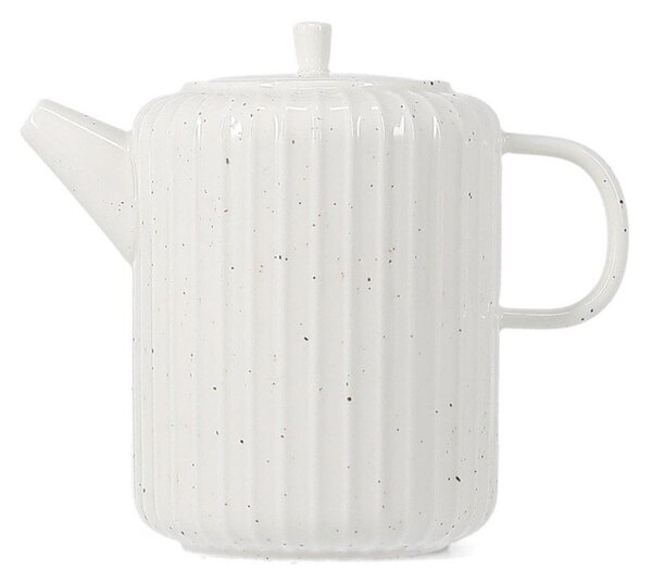 Biały dzbanek do herbaty new bone china 540 ml Ora Gloss – Salt&Pepper