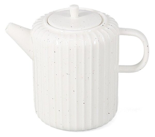 Biały dzbanek do herbaty new bone china 540 ml Ora Gloss – Salt&Pepper