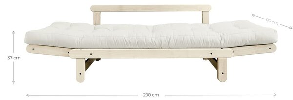 Sofa rozkładana Karup Design Beat Natural Clear/Creamy