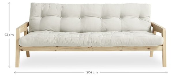Wielofunkcyjna sofa Karup Design Grab Natural Clear/Dark Grey