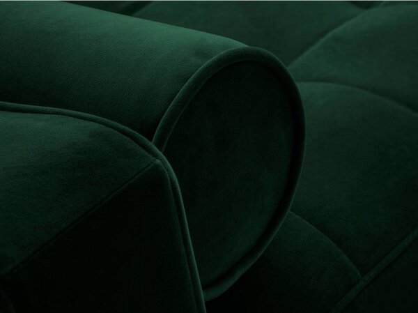 Zielona aksamitna rozkładana sofa Milo Casa Santo