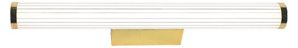 Kinkiet łazienkowy złoty podłużny 60 cm zmienna barwa nad lustro LED 12W VENA Light Prestige