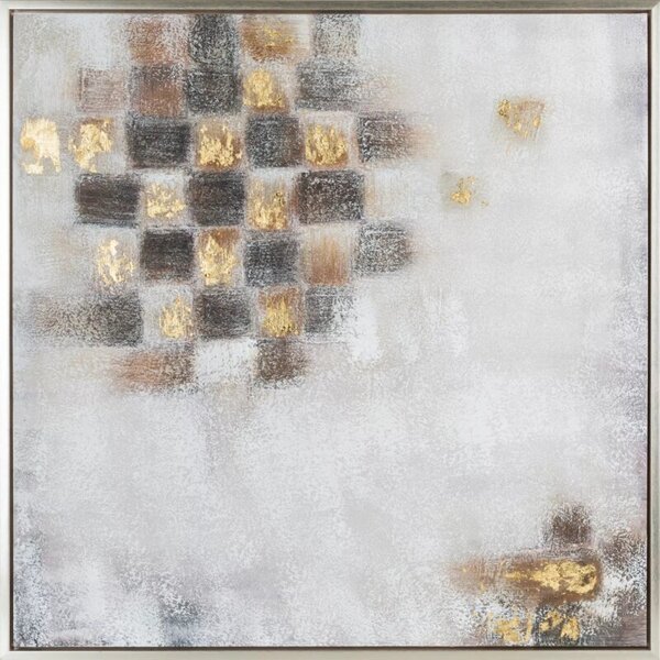 Obraz EUROFIRANY 644 80 x 80 cm Biały