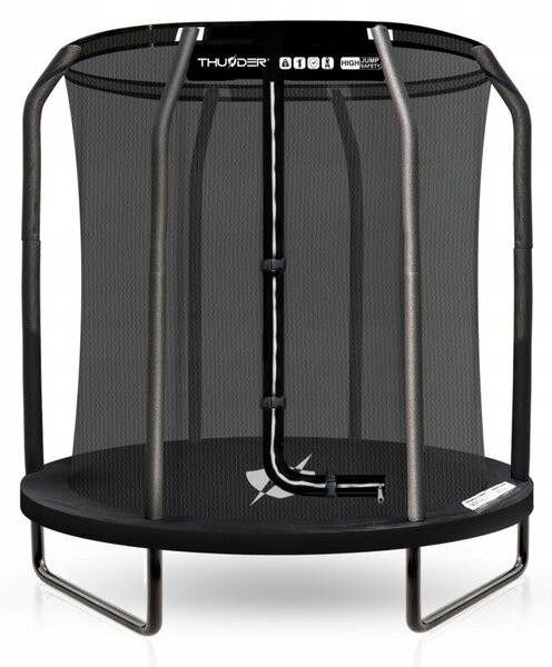 Trampolina dla dzieci do domu mała 4.5FT 140CM bezpieczna siatka Thunder
