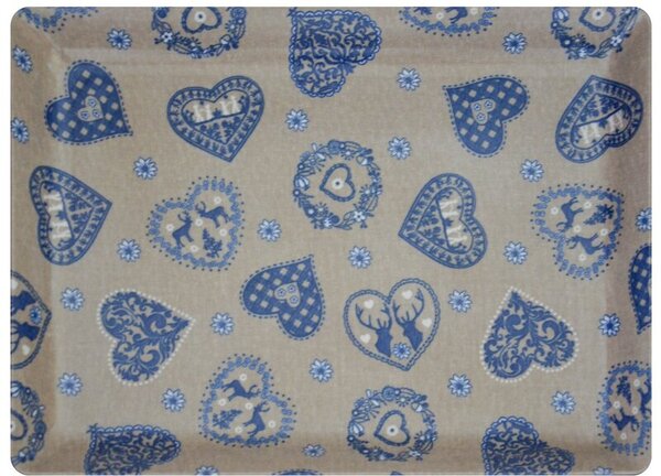 Taca VIVENZI Blue Heart (50 x 37 cm)