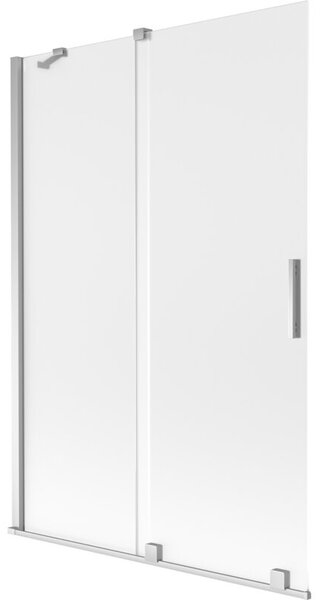 Mexen Velar parawan nawannowy 2-skrzydłowy rozsuwany 120 x 150 cm, szron, chrom - 896-120-000-31-01