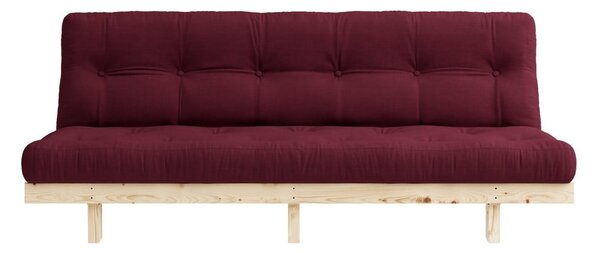 Sofa rozkładana Karup Design Lean Raw Bordeaux